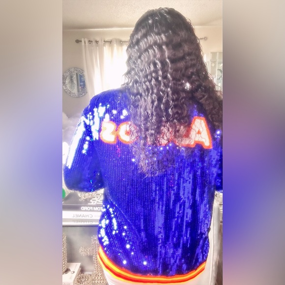 Sale‼️Houston Astro Sequin Jacket. No Discount ‼️ - Picture 7 of 13